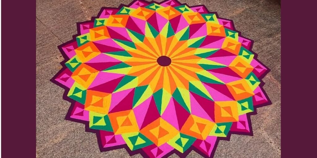 Geometric Rangoli Design