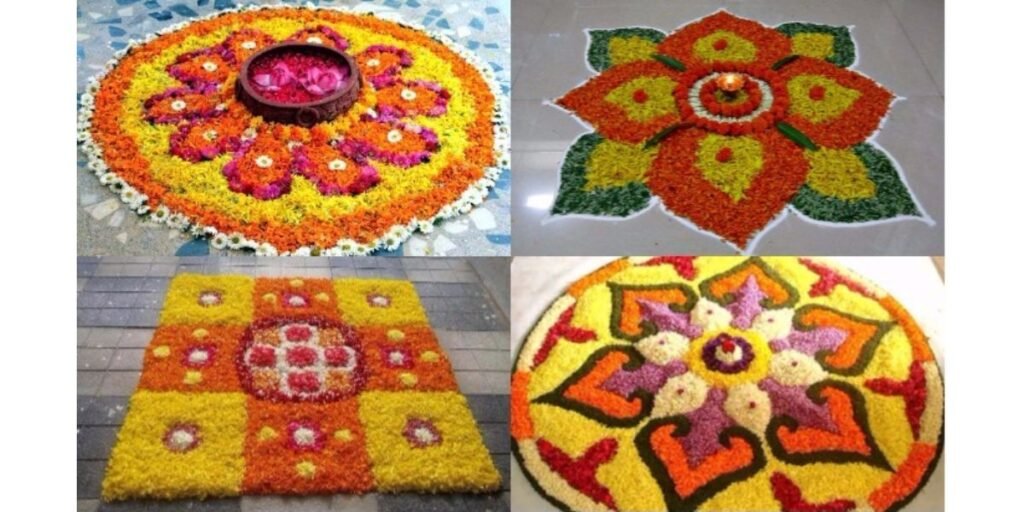 Marigold rangoli Design